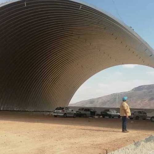  ساخت سوله با ابعاد 25 در 45 در شهرک صنعتی شیراز